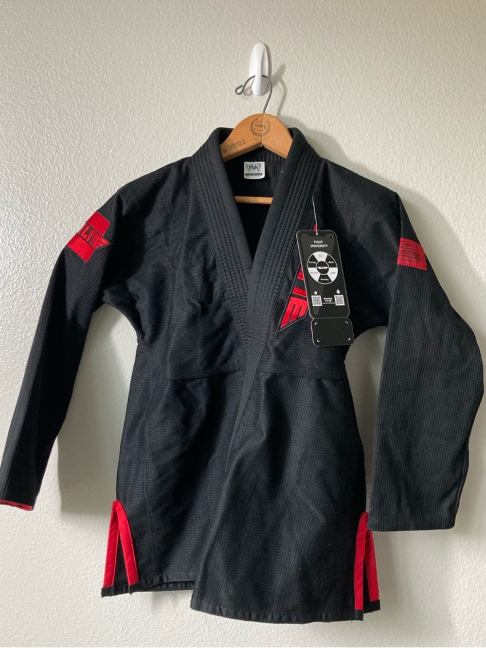 NWT Elite Sports Core Black Brazilian Jiu Jitsu Kids BJJ Gi sz C2